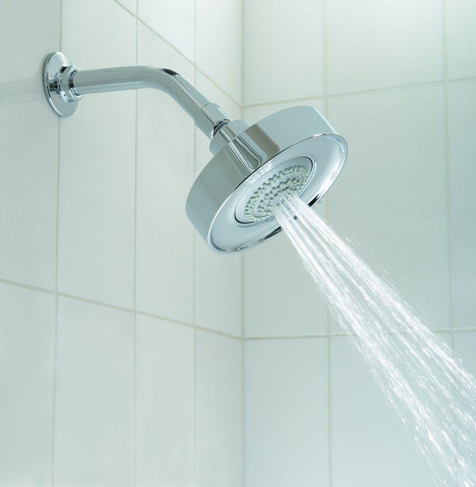 KOHLER Polished Chrome Multi Function Wide Coverage, Medium Coverage and Concentrated Showerhead 