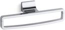 KOHLER Polished Chrome Rectangular Closed Towel Ring 