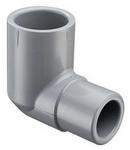 Grey Spigot x Slip Straight Schedule 80 CPVC 90 Degree Elbow 