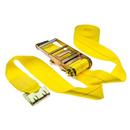 8 ft. x 2 in. Web Ratchet Strap with (Less Ends) in Yellow