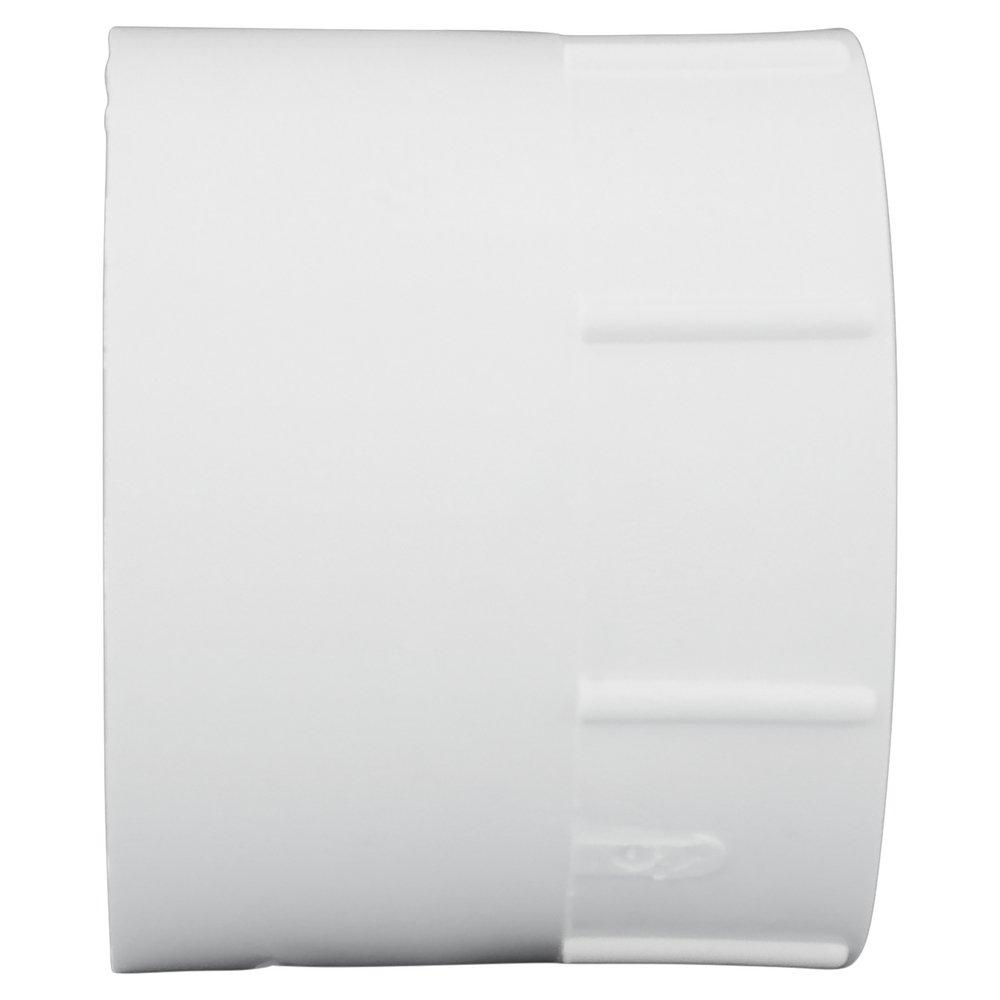 White PVC DWV Female Adapter 