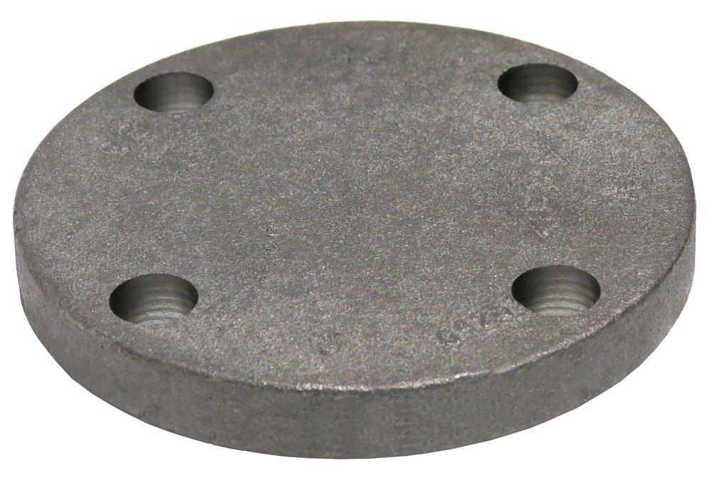 Black 2-1/2 in. Flanged x Threaded 125# Black Cast Iron Flange 