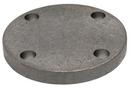 Black 2-1/2 in. Flanged x Threaded 125# Black Cast Iron Flange 