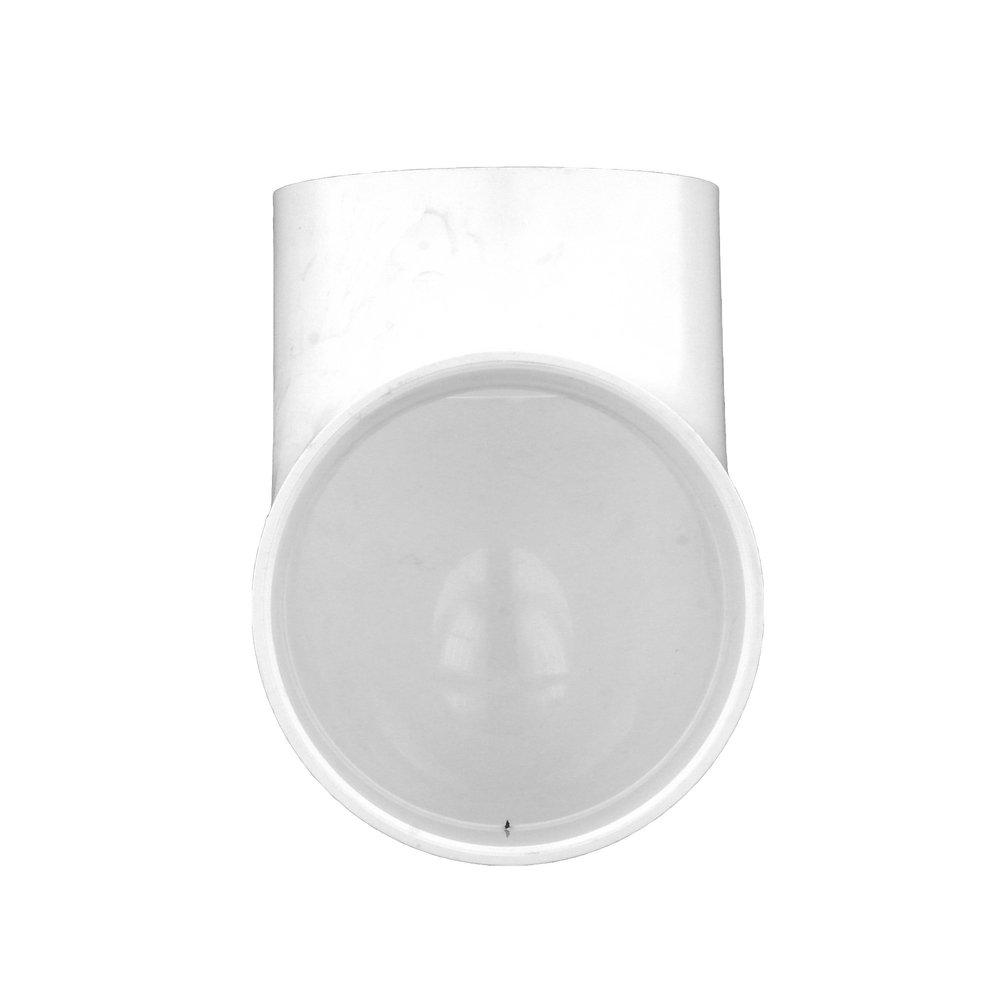 White PVC DWV 90&deg; Vent Elbow 