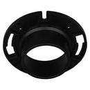 Black ABS DWV Closet Flange 