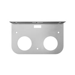 3 in. Galvanized Steel Pipe Support Bracket with 1/2 in. to 1 in. Holes