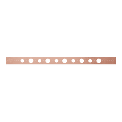1-3/4 in. x 26 in. Copper Bonded Steel Pipe Support Bracket with 3/4 in. to 1 in. Holes