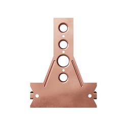 1/2 - 3/4 in. Copper Bonded Steel Pipe Support Bracket