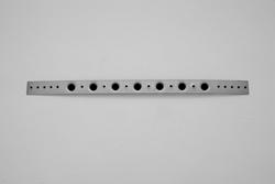 1-1/4 in. x 20 in. Copper Bonded Steel Pipe Support Bracket with 1/2 in. Holes