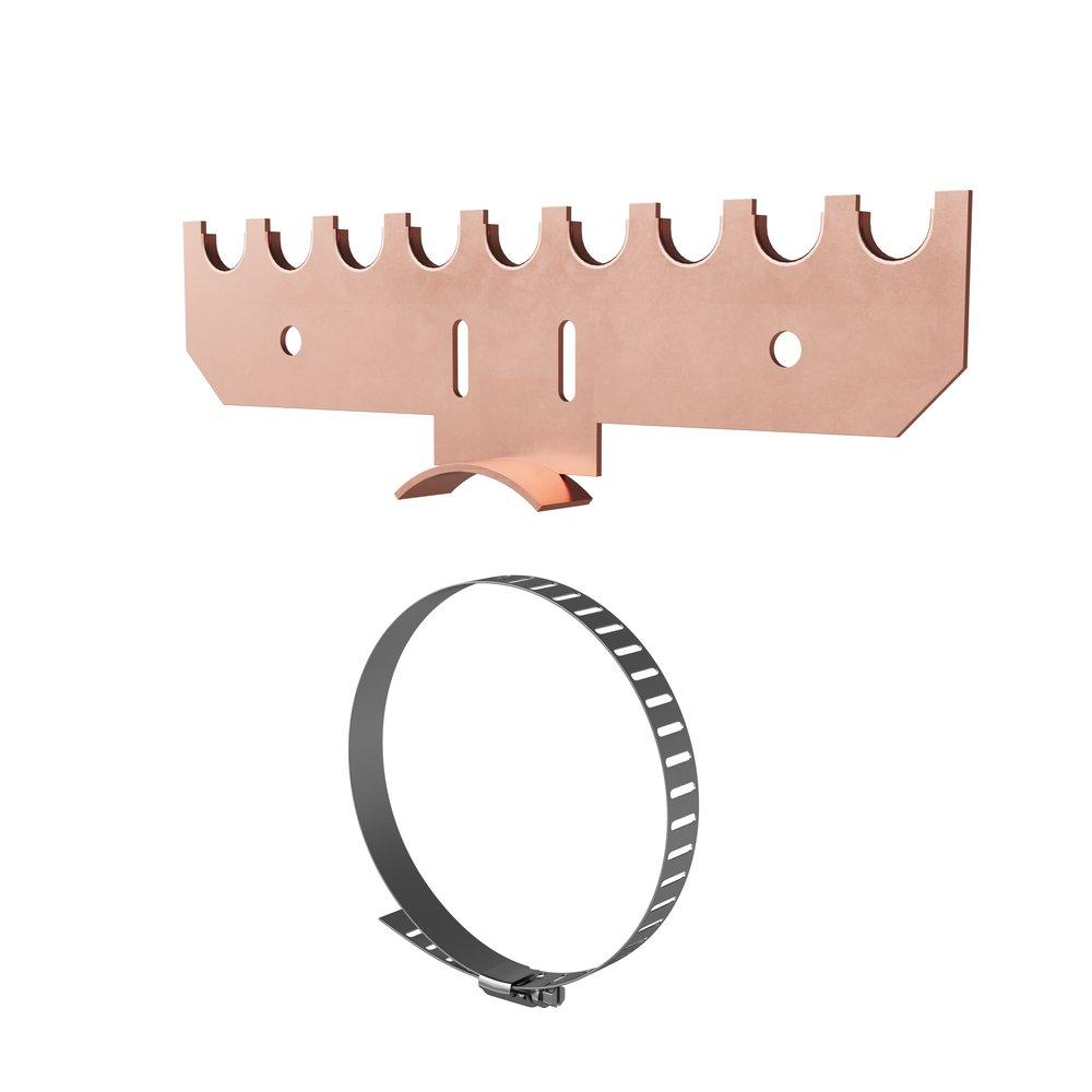 PROFLO&reg; Copper Bonded Steel Pipe Support Bracket 