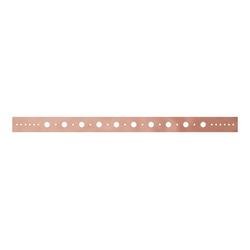 1-1/4 in. x 26 in. Copper Bonded Steel Pipe Support Bracket  with 1/2 in. Holes
