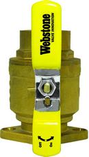 Webstone a brand of NIBCO Sweat x Flanged Forged Brass Full Port Isolator Ball Valve 