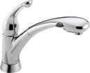 Single Handle Pull Out Kitchen Faucet in Chrome