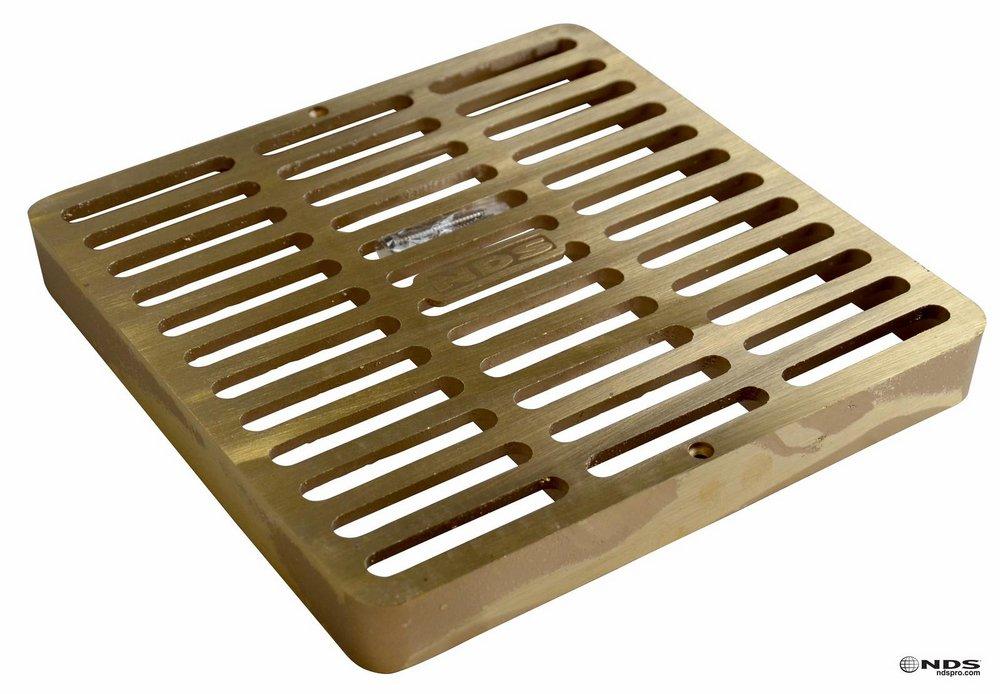 NDS Brass Square Brass Grate 