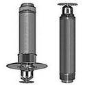 Tyco Chrome 1 in. 155F 5.6K Extended Coverage, Horizontal Sidewall and Quick Response Sprinkler Head 