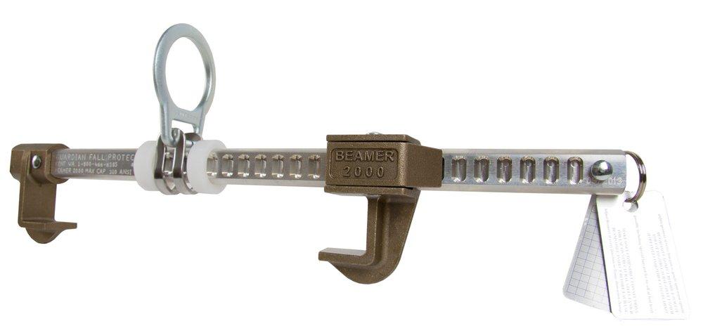 Guardian Brushed Nickel 1-3/16 ft. Beamer 