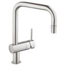 Single Handle Pull Out Kitchen Faucet in SuperSteel Infinity™