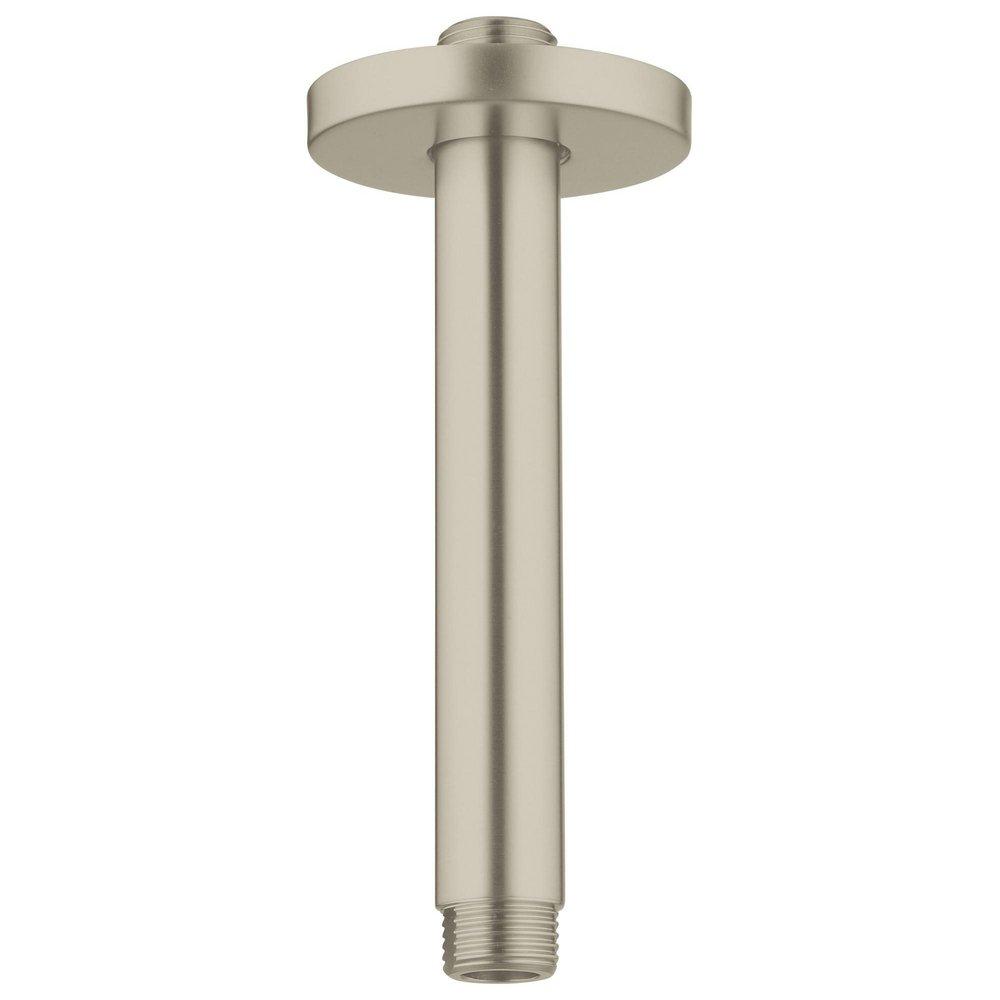 GROHE Brushed Nickel Infinity Finish&trade; Ceiling Mount Shower Arm 