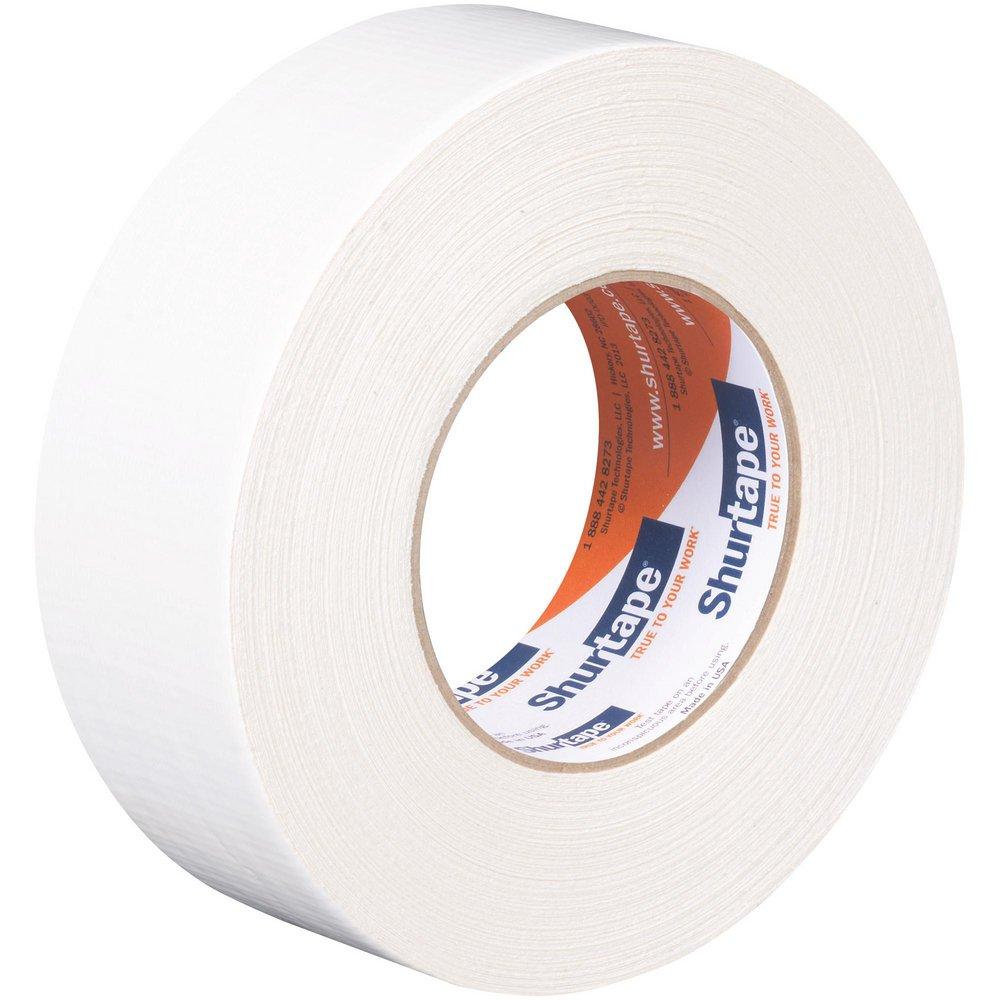 Shurtape White 2 in. White Waterproof Cloth Duct Tape 