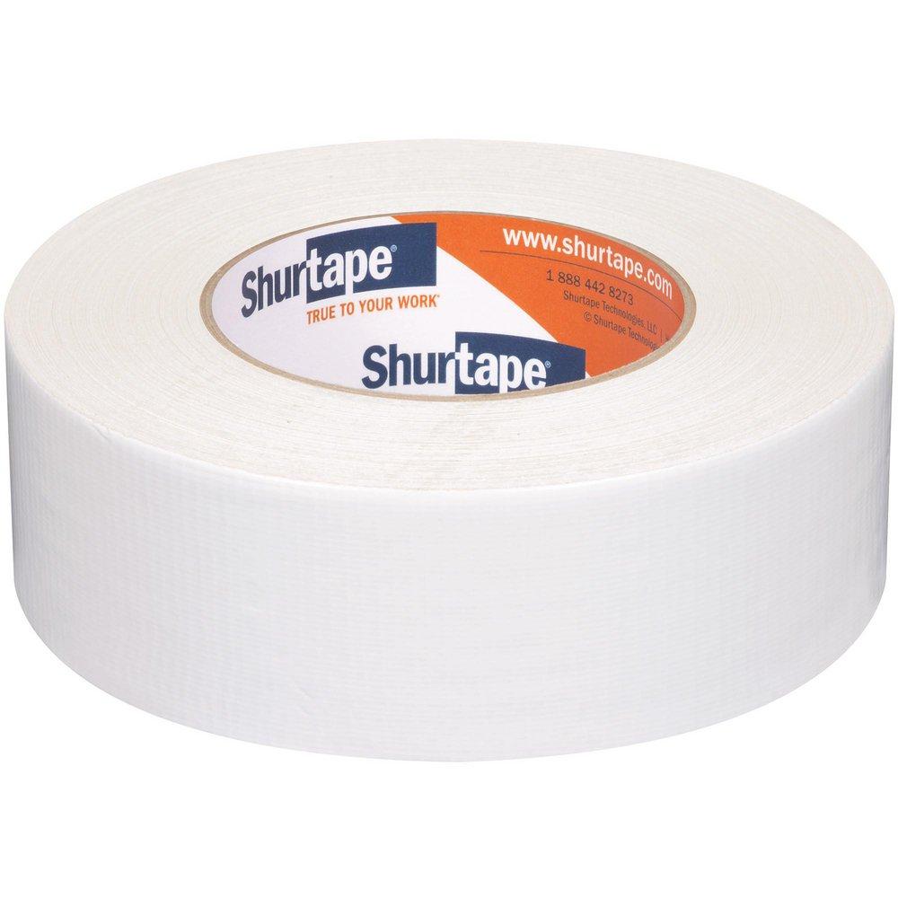 Shurtape White 2 in. White Waterproof Cloth Duct Tape 