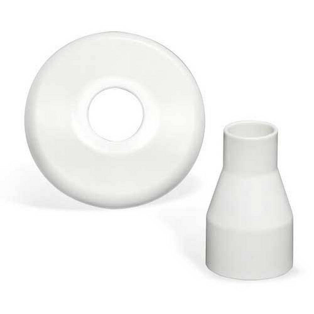 Uponor White 1/2 in. Plastic Solid Escutcheon 