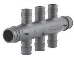 3/4 x 3/4 x 3/4 in. 6-Outlet Multi-Port Tee