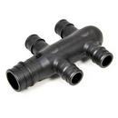 Uponor EP Branch Opposing-Port Tee 4 Outlets 