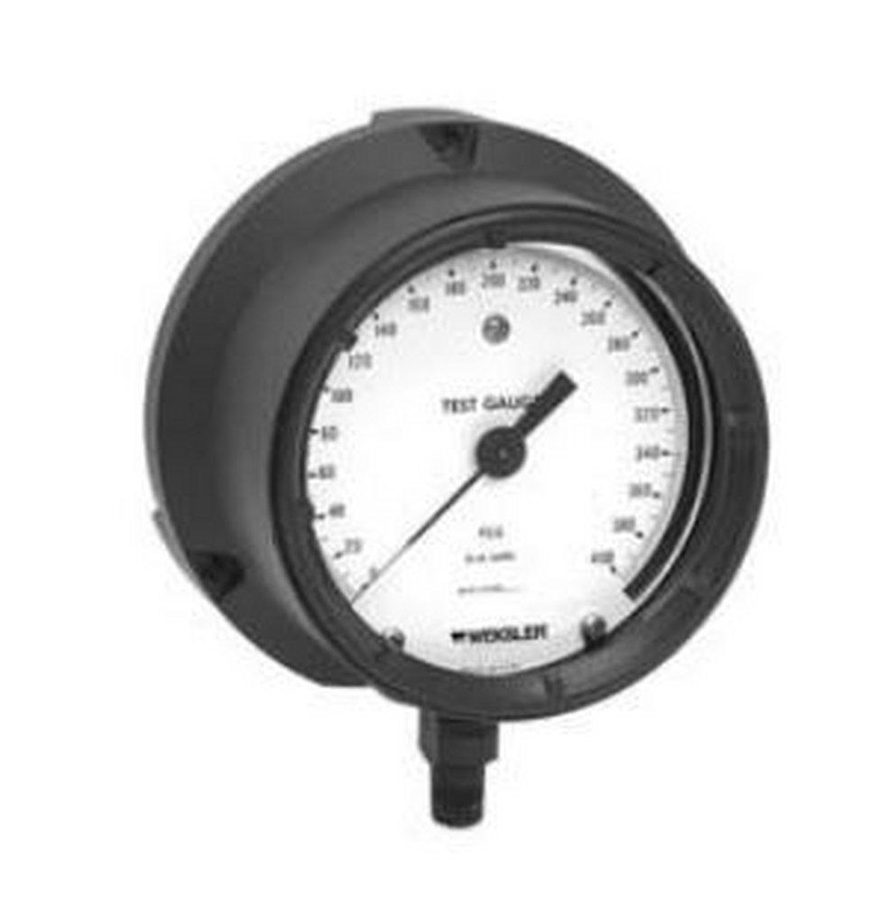 Weksler Instruments 3-1/2 x 1/4 in. Lower Mount Stainless Steel Pressure Gauge 