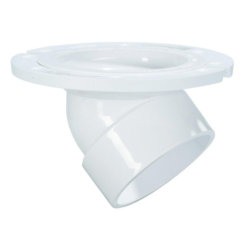 Water-Tite 45 Degree Closet Flange with Adjustable Ring 