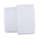 White PVC Schedule 40 Male Adapter 