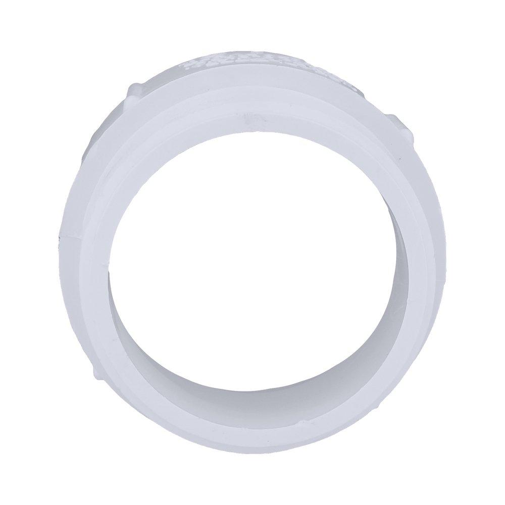 White PVC Schedule 40 Male Adapter 