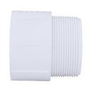 White PVC Schedule 40 Male Adapter 