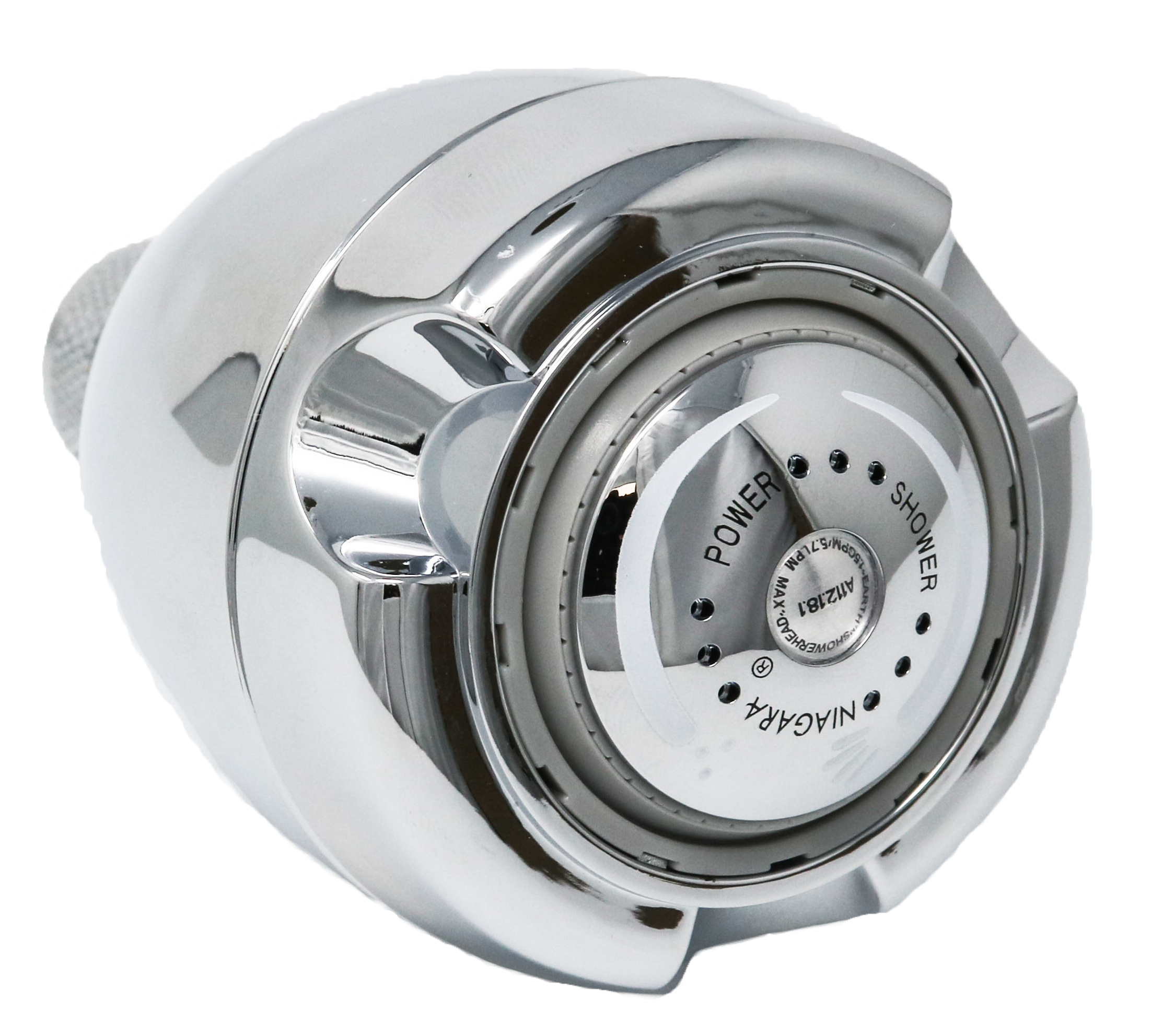 Niagara Polished Chrome Multi Function Adjustable H2Okinetic&reg;, Full, Jet and Massage Showerhead 