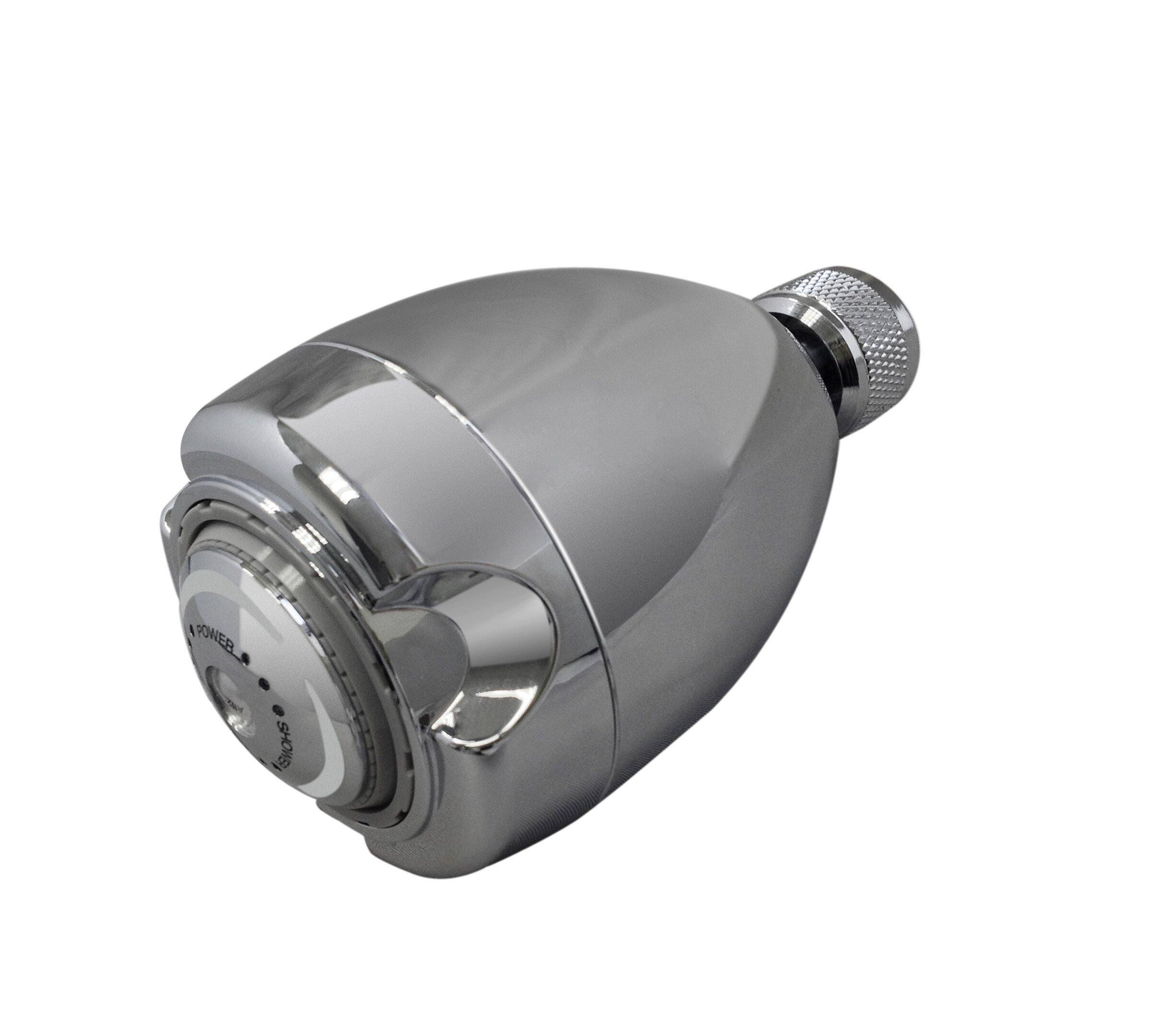 Niagara Polished Chrome Multi Function Adjustable H2Okinetic&reg;, Full, Jet and Massage Showerhead 