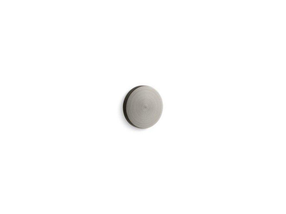 KOHLER Vibrant&reg; Brushed Nickel Ceramic and Metal Lavatory Overflow Cover 