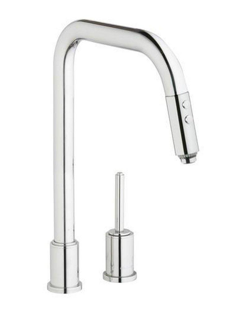 Elkay Satin Stainless Steel 2.2 gpm Kitchen Pull-Down Kitchen Faucet 