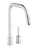 Elkay Satin Stainless Steel 2.2 gpm Kitchen Pull-Down Kitchen Faucet 