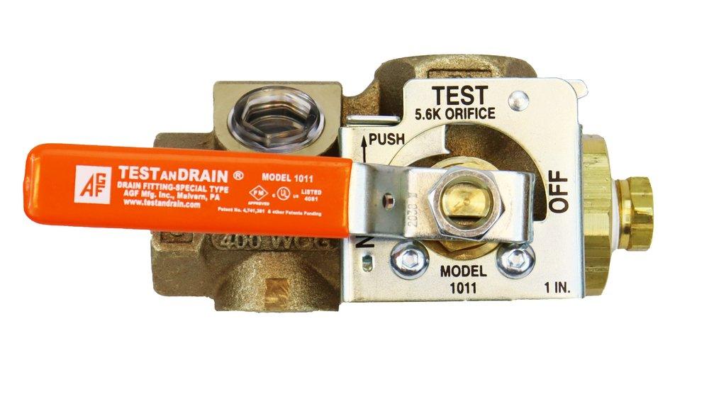 AGF Manufacturing NPT Plastic Test & Drain Valve 