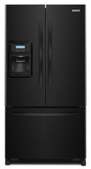 35-5/8 in. 14.9 cu. ft. Counter Depth, French Door Refrigerator in Black