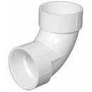 8 in. Grooved Straight Plastic 90 Degree Elbow