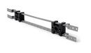 Sioux Chief Black 25-1/4 x 7/8 x 1-3/4 x 5/8 in. 25 lb. Galvanized Steel and ABS Bracket with Lock Block 