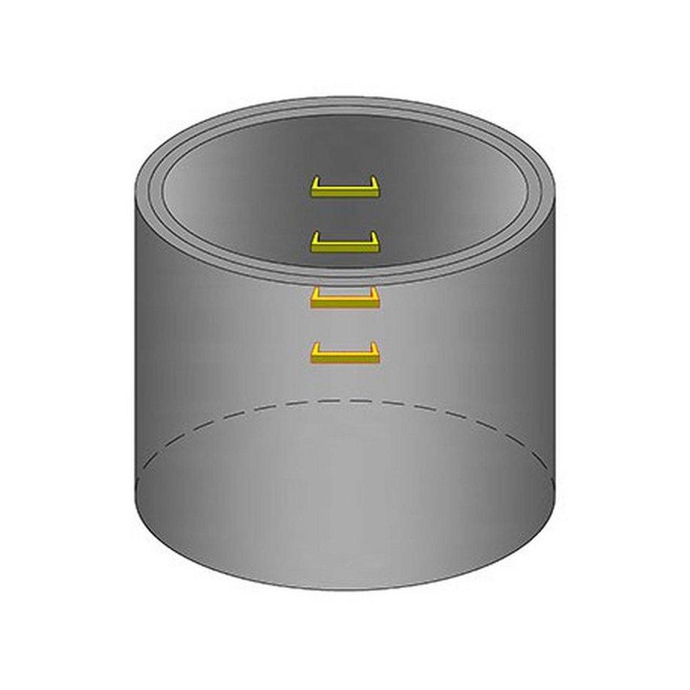 Shope Concrete Products Co Cast Iron Precast Manhole Section 