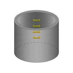 48 in. Cast Iron Precast Manhole Section