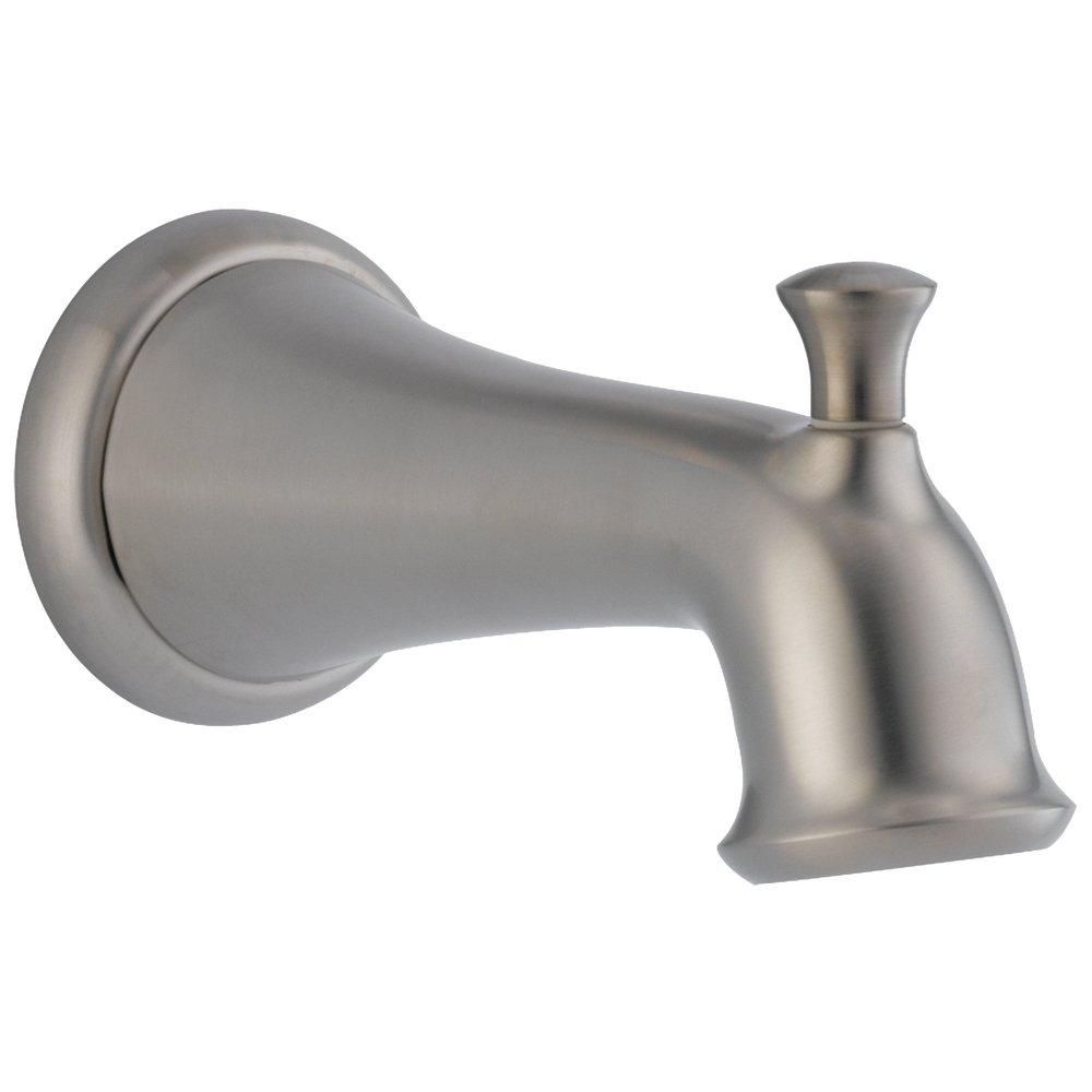 Delta Faucet Stainless Pull-Up Diverter Tub Spout 
