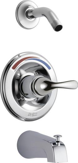 Single Handle Bathtub & Shower Faucet in Chrome (Trim Only)