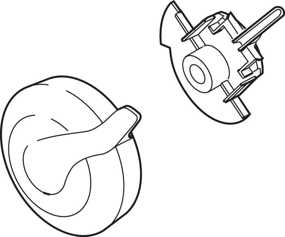 *CVR* D- TEMP KNOB KITKNOB CVR& SCR 