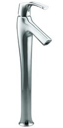 Tower Bathroom Sink Faucet with Single Lever Handle in Polished Chrome