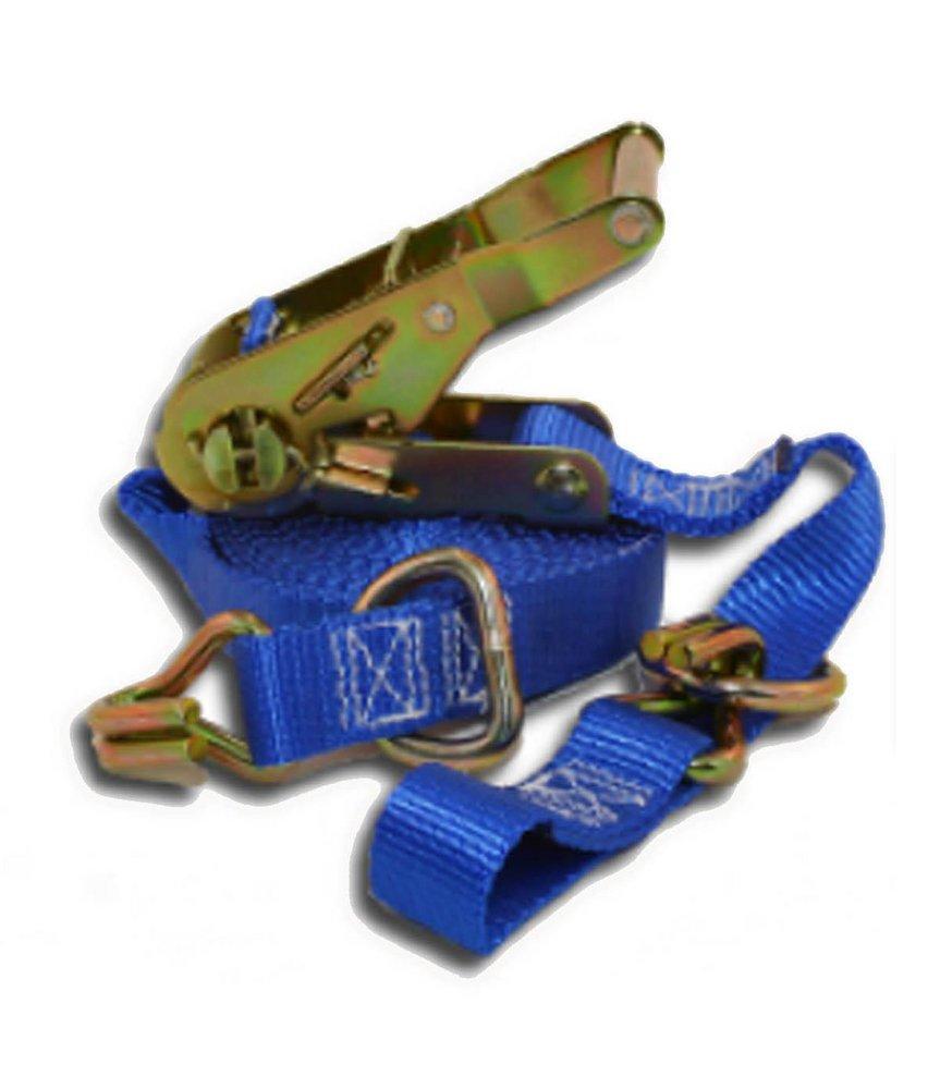 Tiegrrr Straps Red Red Ratchet Strap with J-Hook 