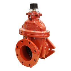 4 in. Mechanical Joint x Flanged Ductile Iron Open Left Resilient Wedge Gate Valve