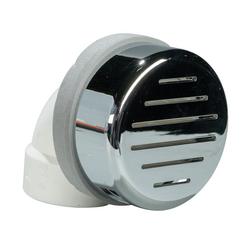 Plastic Push-Pull Drain in Polished Chrome